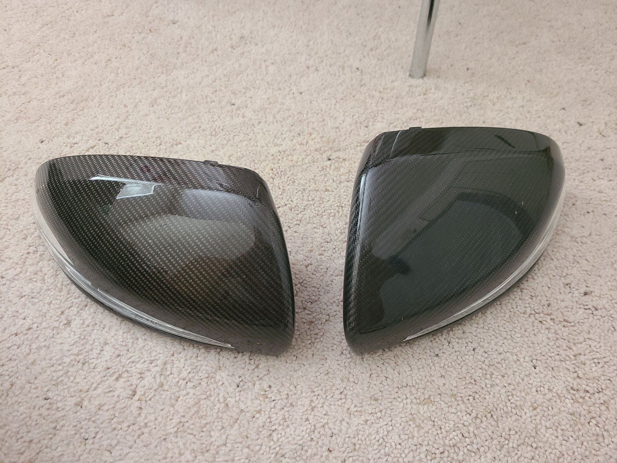 Exterior Body Parts - FS: Carbon Fiber mirror caps OEM - C450/W205 - Used - 2016 to 2020 Mercedes-Benz C450 AMG - Kennewick, WA 99336, United States