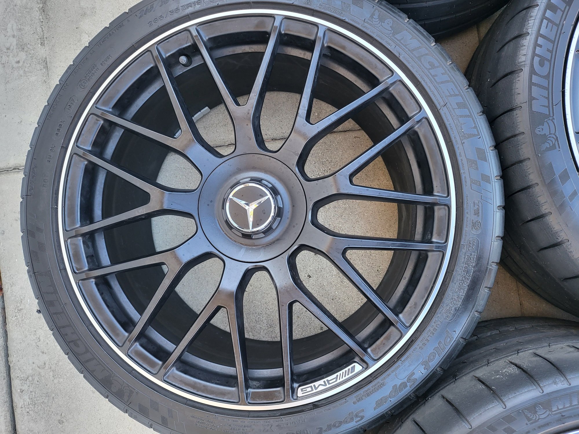 Wheels and Tires/Axles - AMG GTS Cross-spoke wheels and tires - Used - 2016 to 2021 Mercedes-Benz AMG GT - Los Angeles, CA 91406, United States