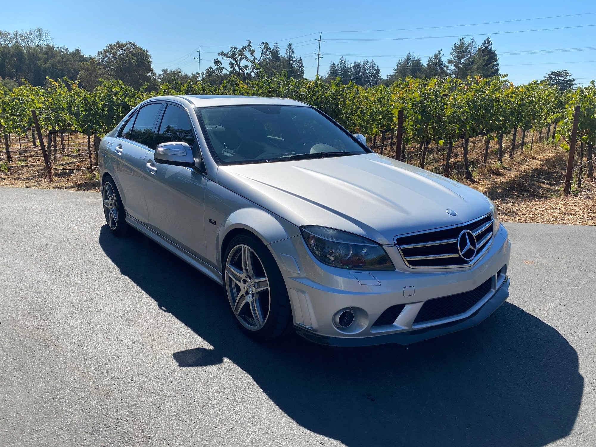 2009 Mercedes-Benz C63 AMG - 2009 C63 P30 - Used - VIN WDDGF77X29F265902 - 76,300 Miles - 8 cyl - 2WD - Automatic - Sedan - Silver - Napa, CA 94559, United States