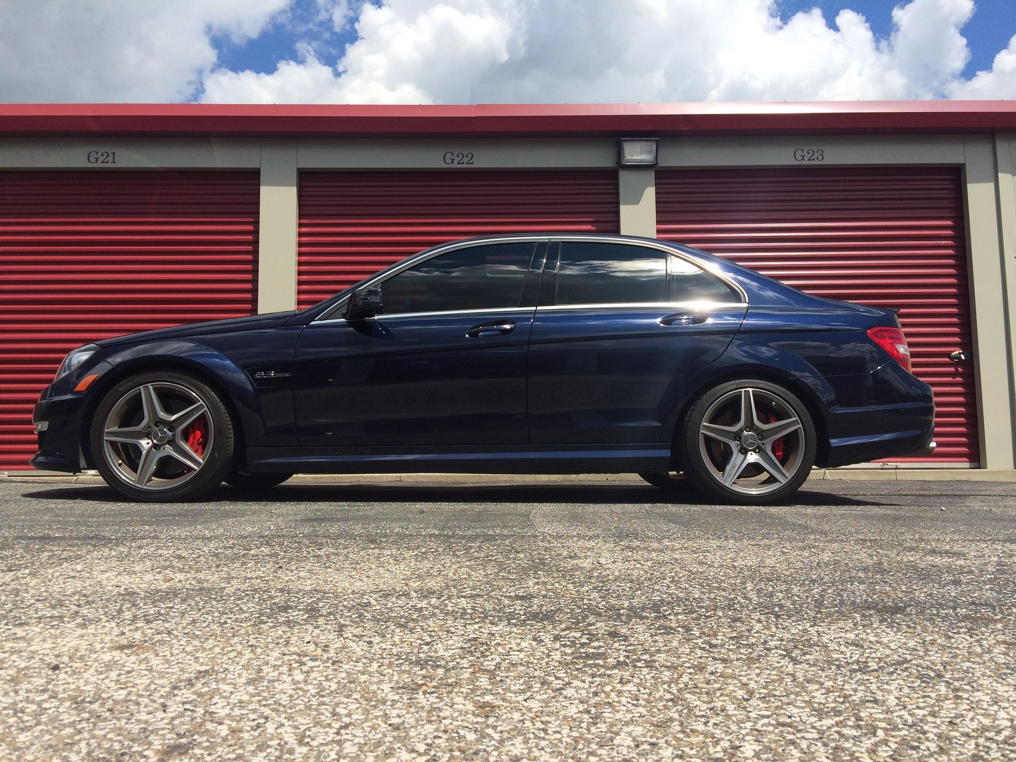 2013 Mercedes-Benz C63 AMG - Rare spec Lunar blue over Designo Sand, fully Xpel'd body - Used - VIN WDDGF7HB3DA833342 - 54,500 Miles - 8 cyl - 2WD - Automatic - Sedan - Blue - Cleveland, OH 44333, United States