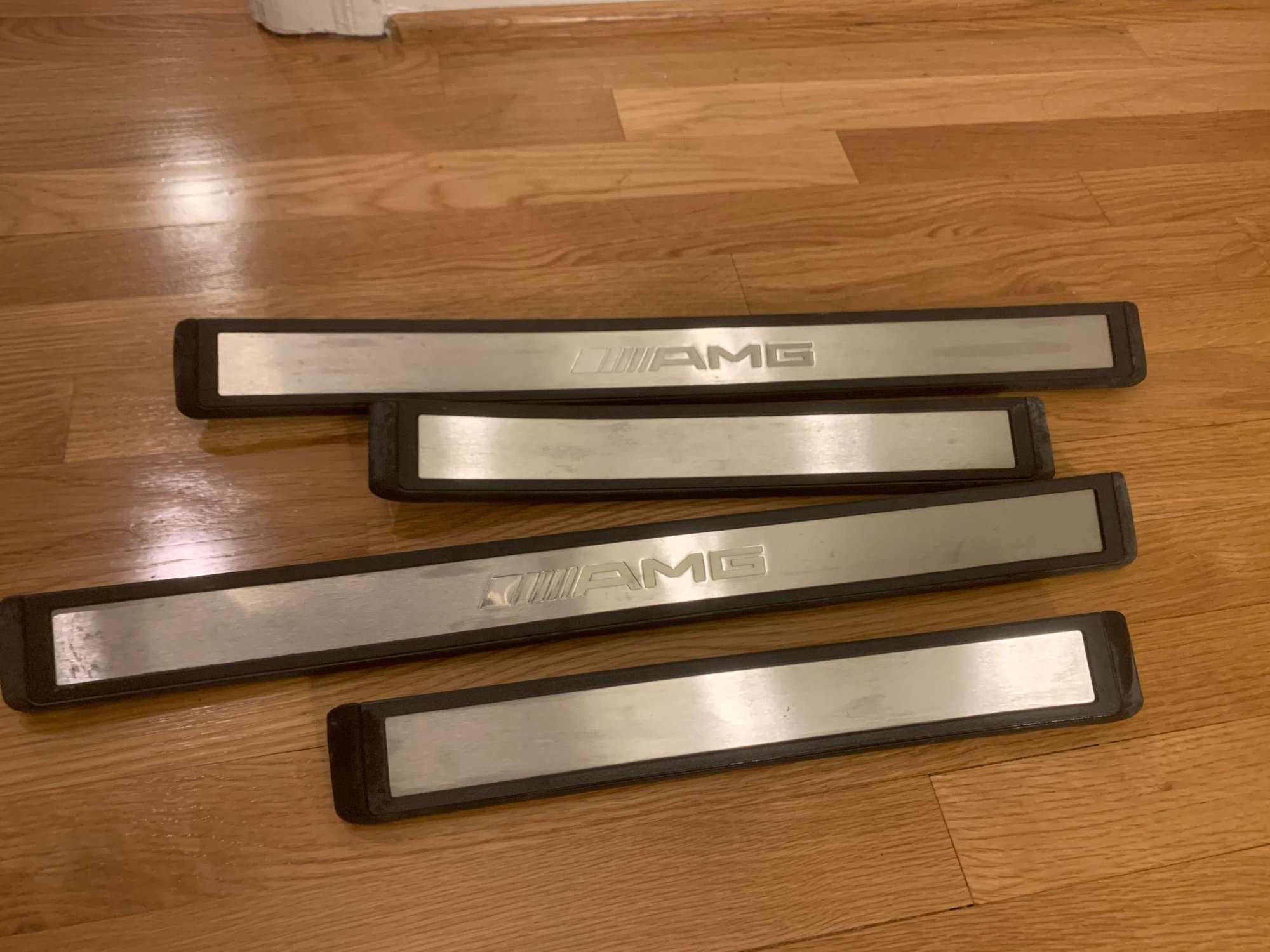 Interior/Upholstery - W211 E55 AMG OEM metal door sills - Used - 2003 to 2009 Mercedes-Benz E55 AMG - Pasadena, CA 91106, United States