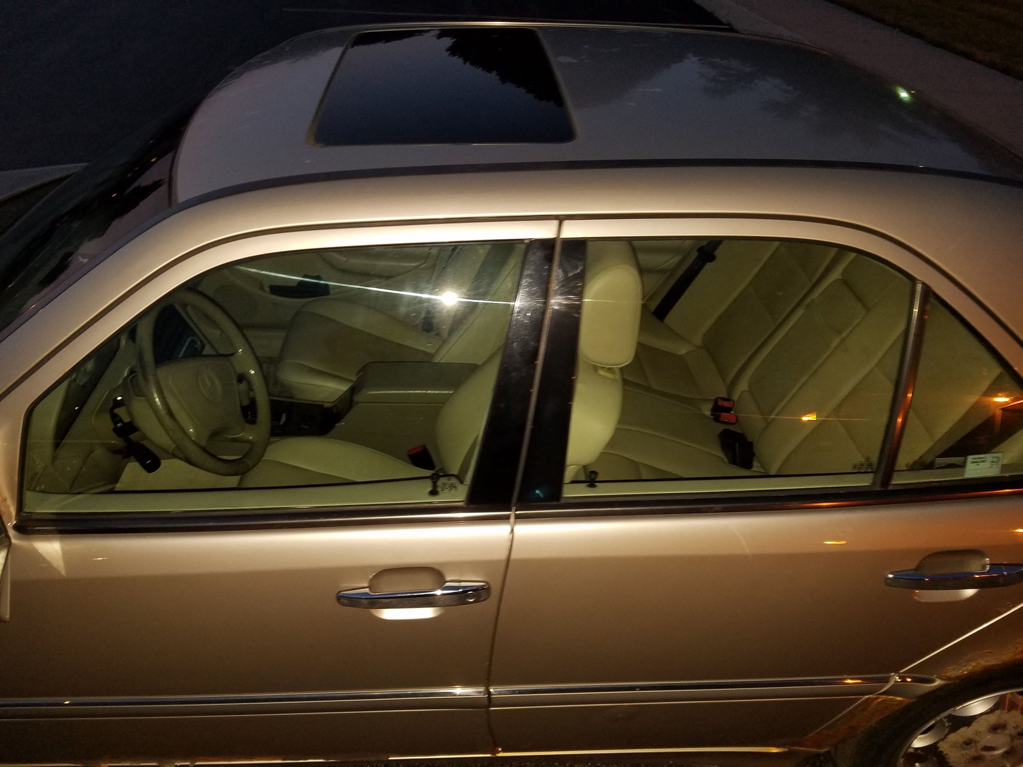 1999 Mercedes-Benz C280 - Beautiful 1999 C280. Priced To Sell Fast! - Used - VIN WDBHA29G4XA749625 - 6 cyl - 2WD - Automatic - Sedan - Gold - Chicago North Suburbs, IL 60193, United States