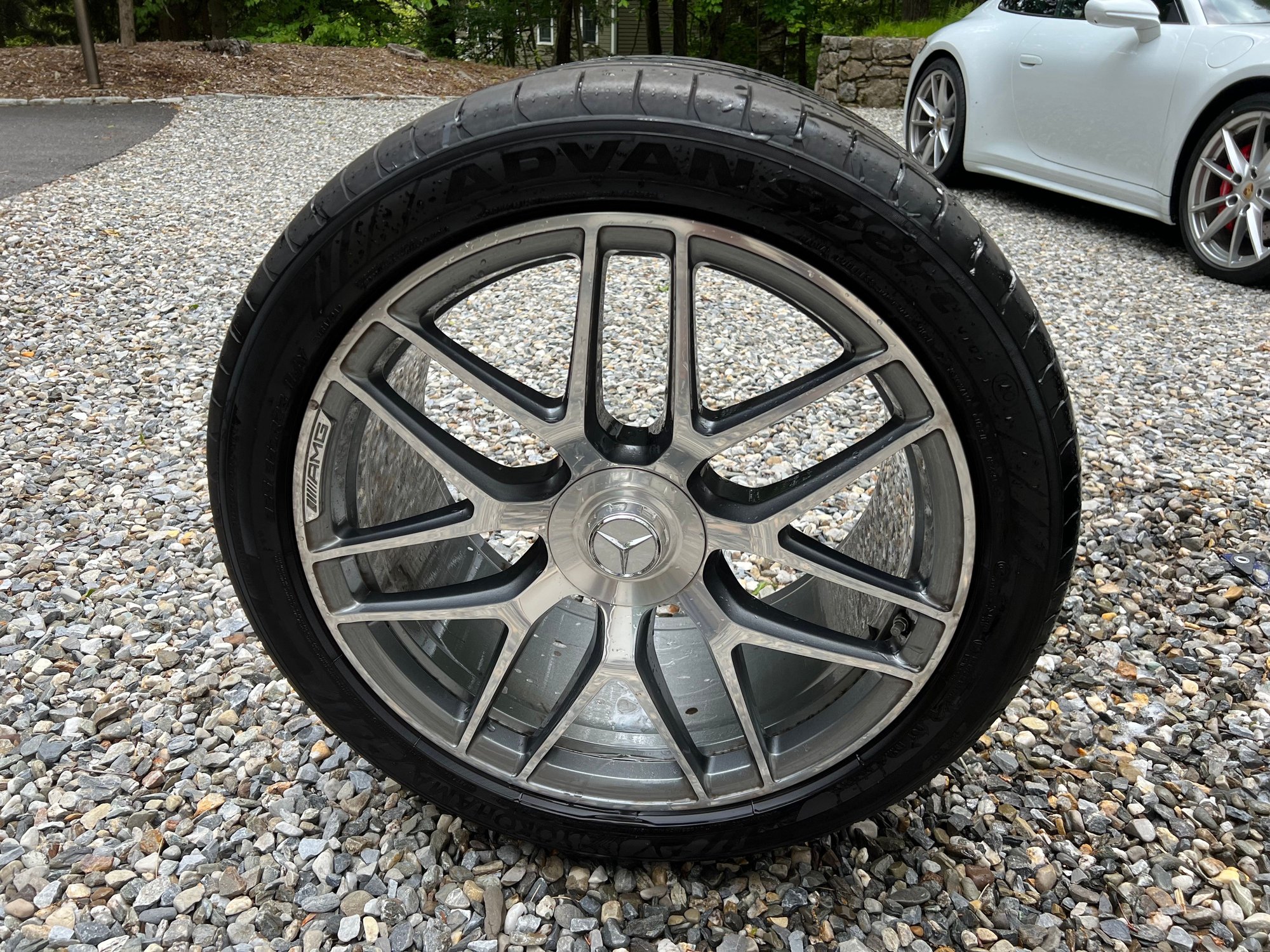 Wheels and Tires/Axles - Mercedes AMG 22” Forged Wheels and Tires from GLE 53 SUV - Used - 2020 to 2024 Mercedes-Benz GLE-Class - Pound Ridge, NY 10576, United States