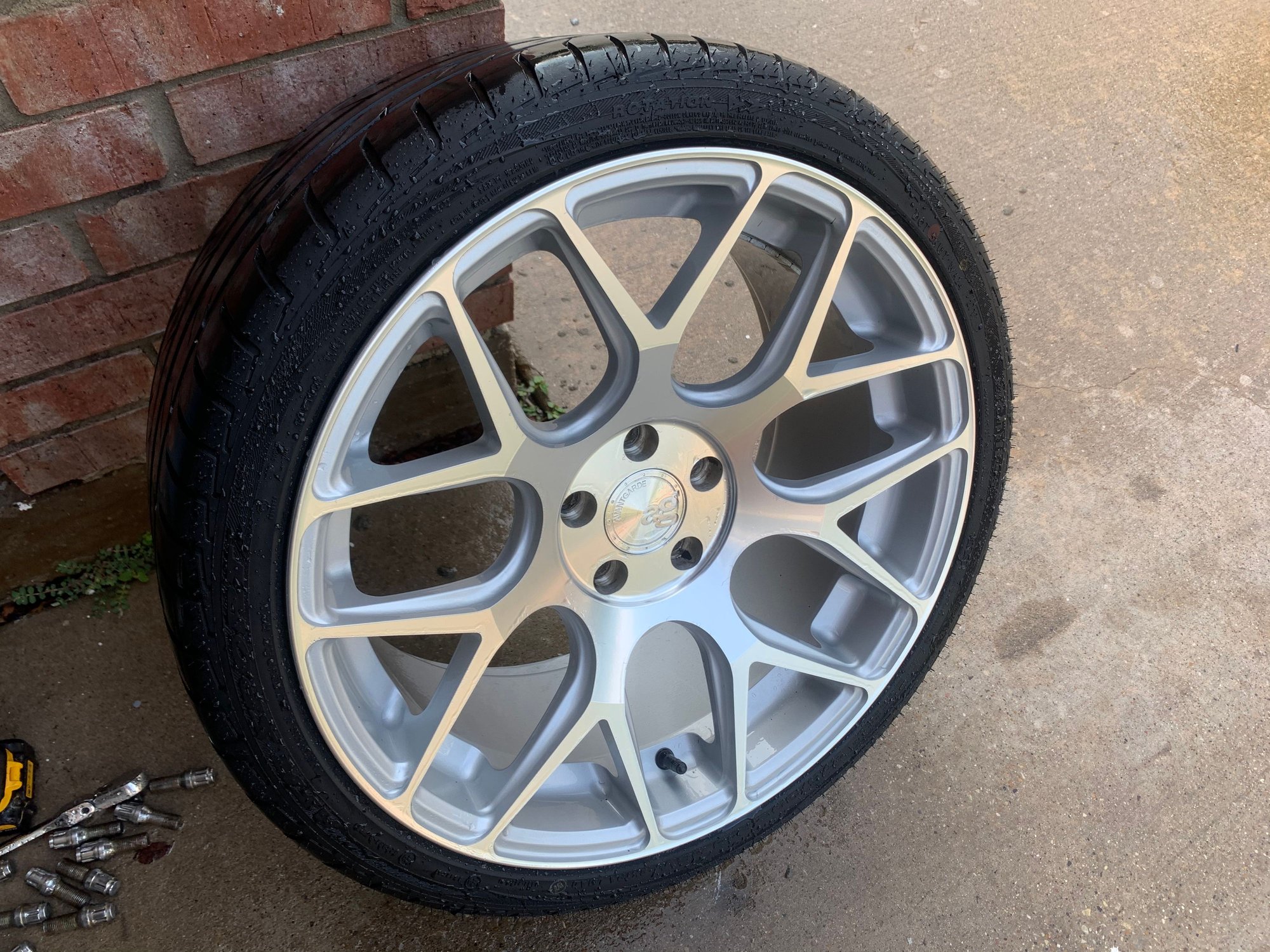 Wheels and Tires/Axles - Avant Garde M590 19x9.5 18x8.5 w tires custom offset for w211 - Used - 2003 to 2006 Mercedes-Benz E55 AMG - Dallas, TX 75024, United States