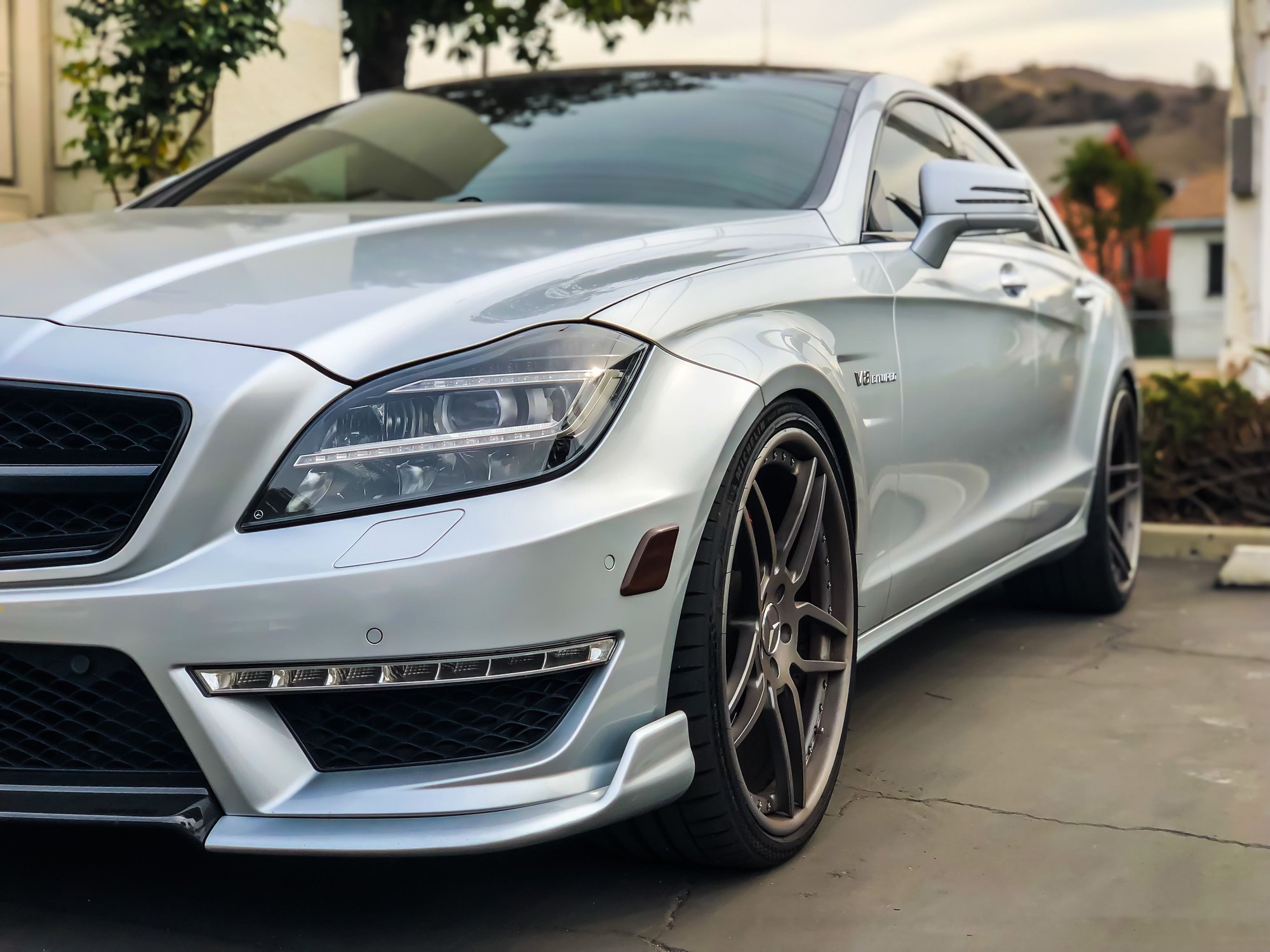 2012 Mercedes-Benz CLS63 AMG - 2012 CLS63 AMG Iridium Silver Designo Classic Red Int. Renntech Aero 600+WHP USAA - Used - VIN WDDLJ7EB6CA05276 - 56,800 Miles - 8 cyl - 2WD - Automatic - Sedan - Silver - Los Angeles, CA 90014, United States
