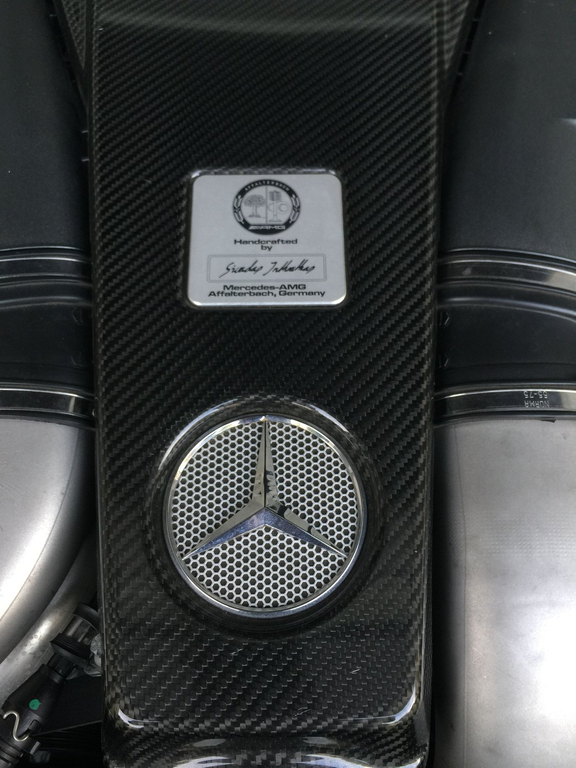 Engine - Exhaust - W212 OEM E63 Carbon Fiber Engine Cover - Used - 2012 to 2016 Mercedes-Benz E63 AMG - Chino, CA 91710, United States