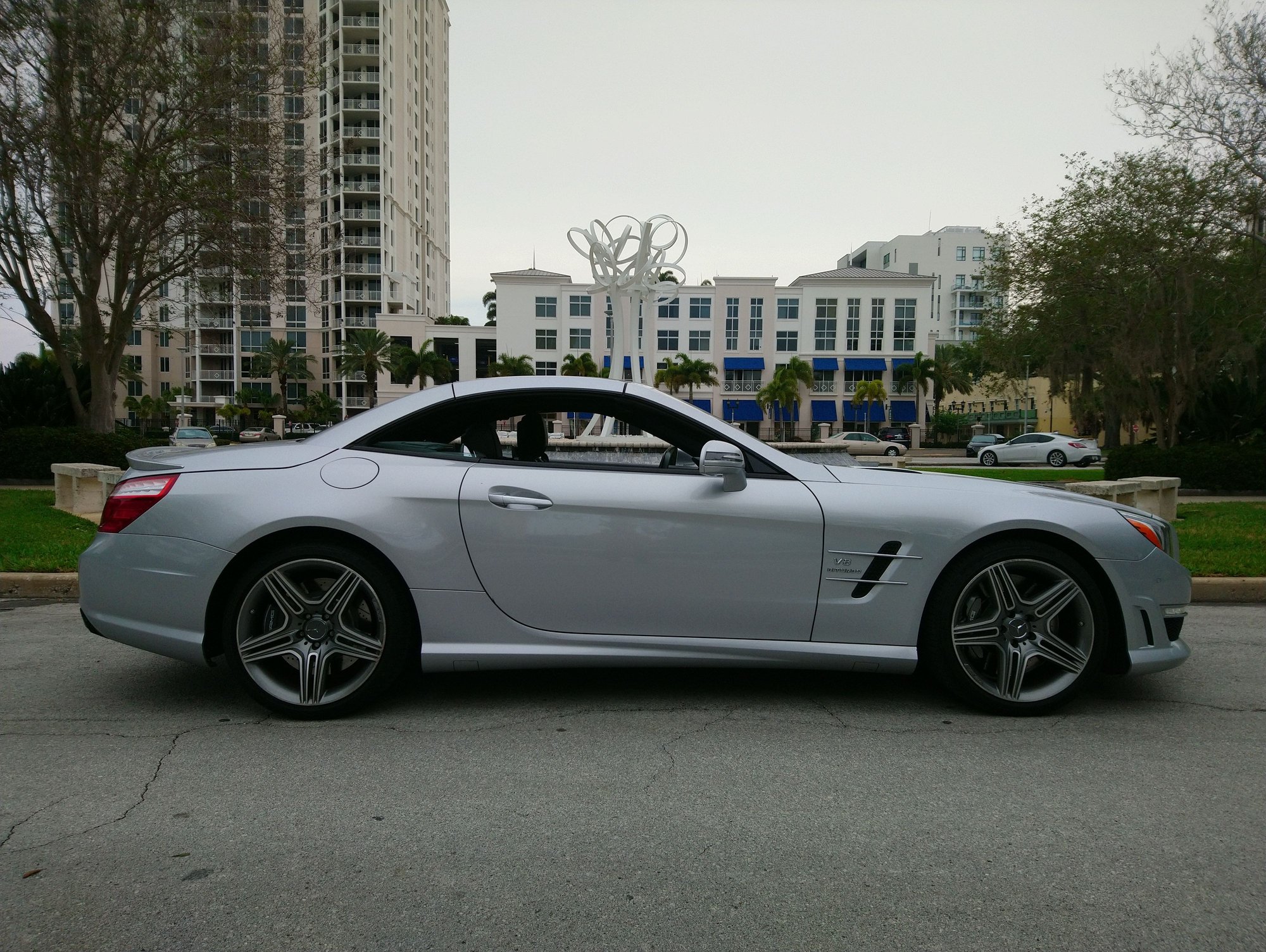 2013 Mercedes-Benz SL63 AMG - 2013 SL63 NEAR MINT, TURN KEY, with $27k in recent service done. No mysteries here... - Used - VIN WDDJK7EA5DF004577 - 44,550 Miles - 8 cyl - 2WD - Automatic - Convertible - Silver - Jacksonville, FL 32204, United States