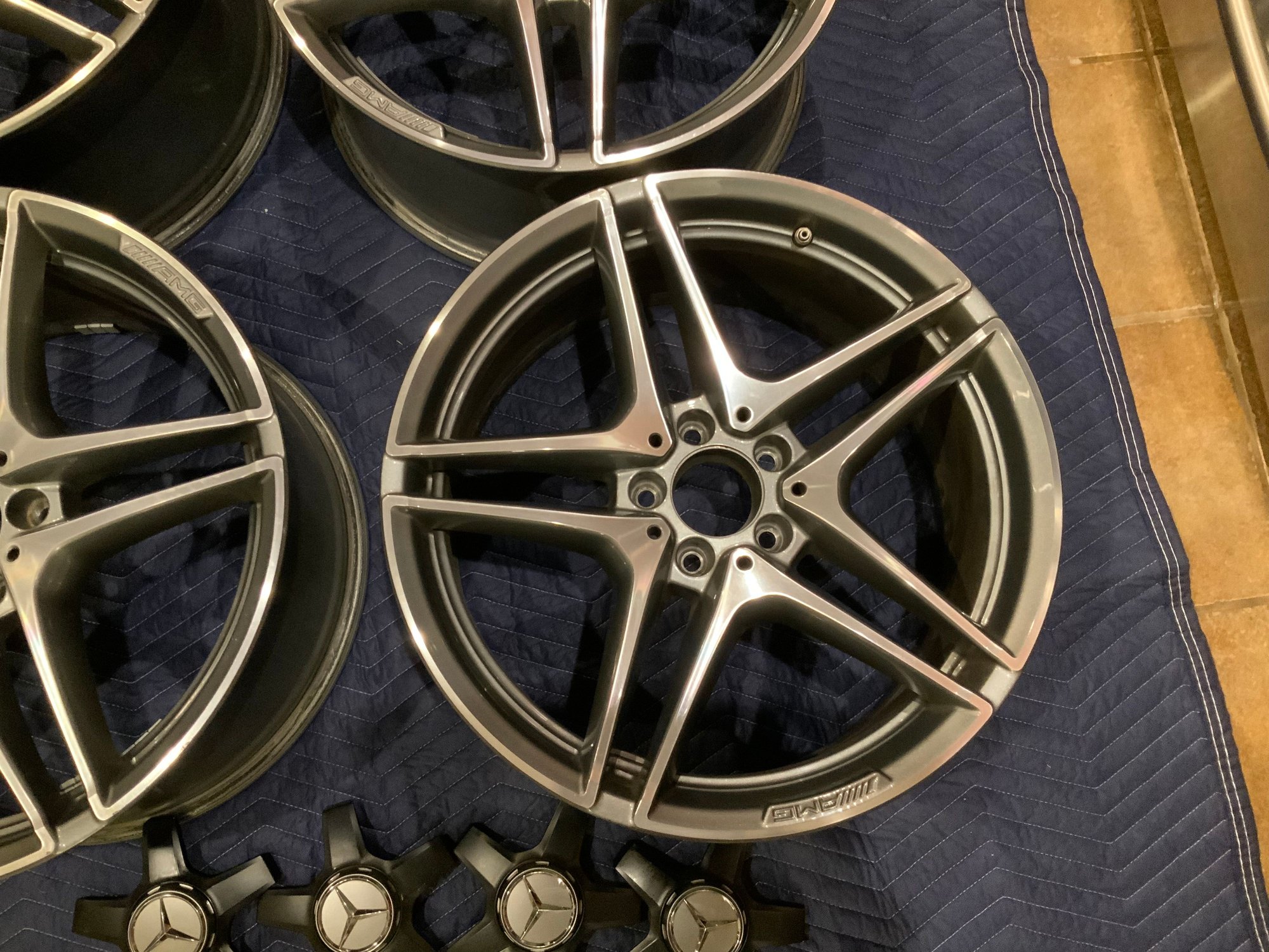 Wheels and Tires/Axles - 19" C63 S AMG Sedan Staggered OEM Wheels - Used - 2008 to 2020 Mercedes-Benz C63 AMG - Huntsville, AL 35824, United States