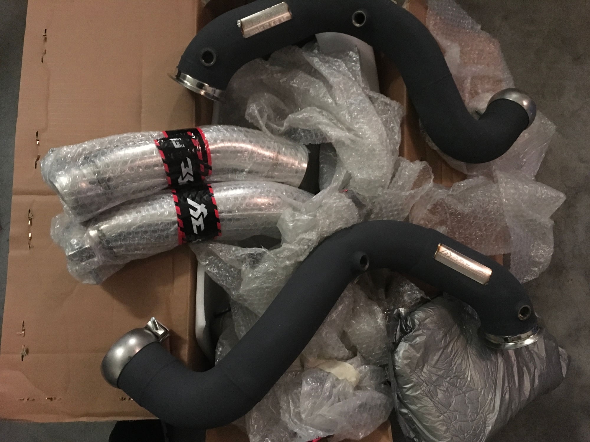 Engine - Exhaust - FI Exhaust Downpipes for a W205 C63S - New - 2016 to 2019 Mercedes-Benz C63 AMG S - Pleasanton, CA 94588, United States