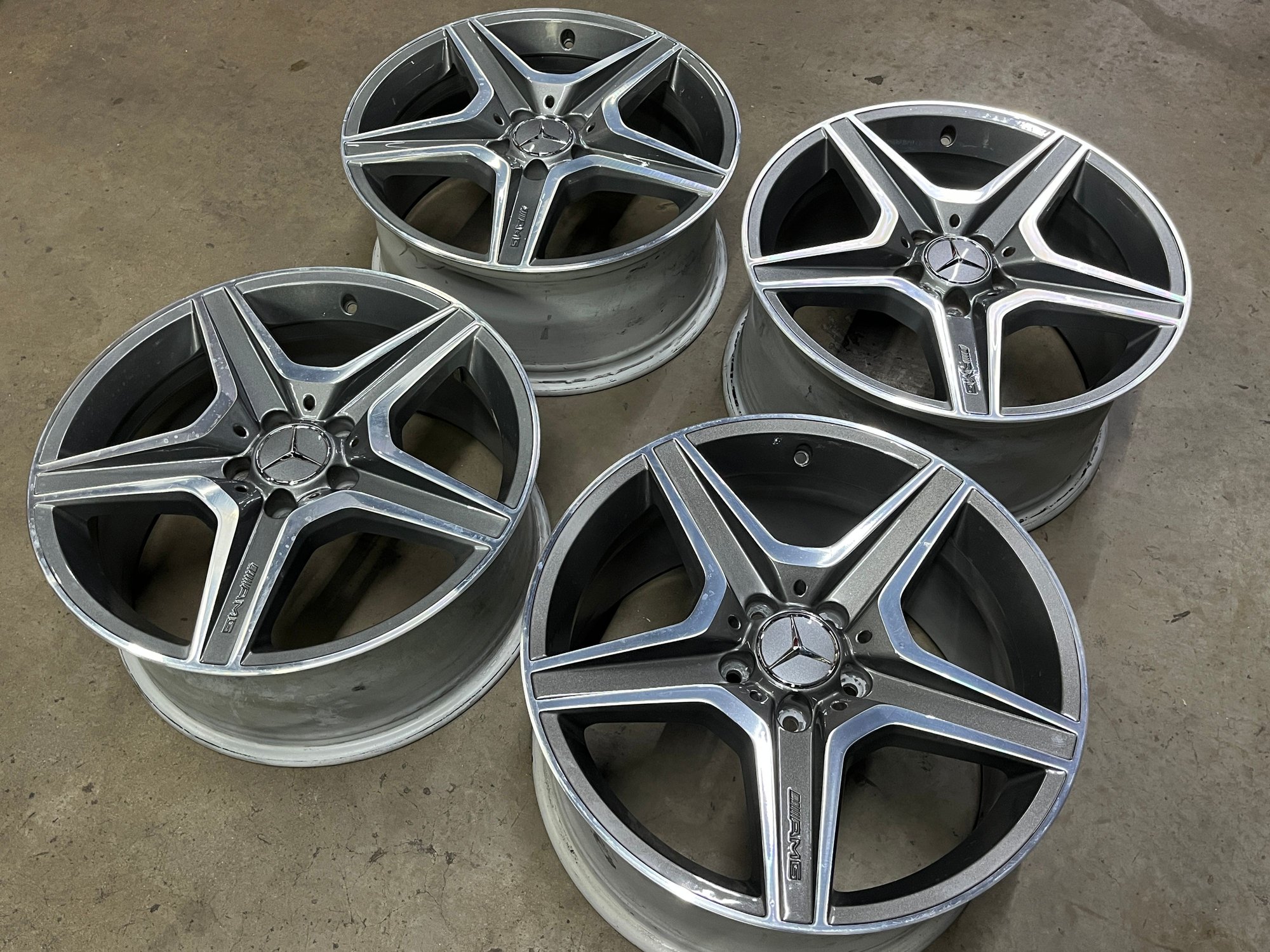 Wheels and Tires/Axles - OEM AMG C63 18" wheels - Used - All Years  All Models - Dallas, TX 75218, United States