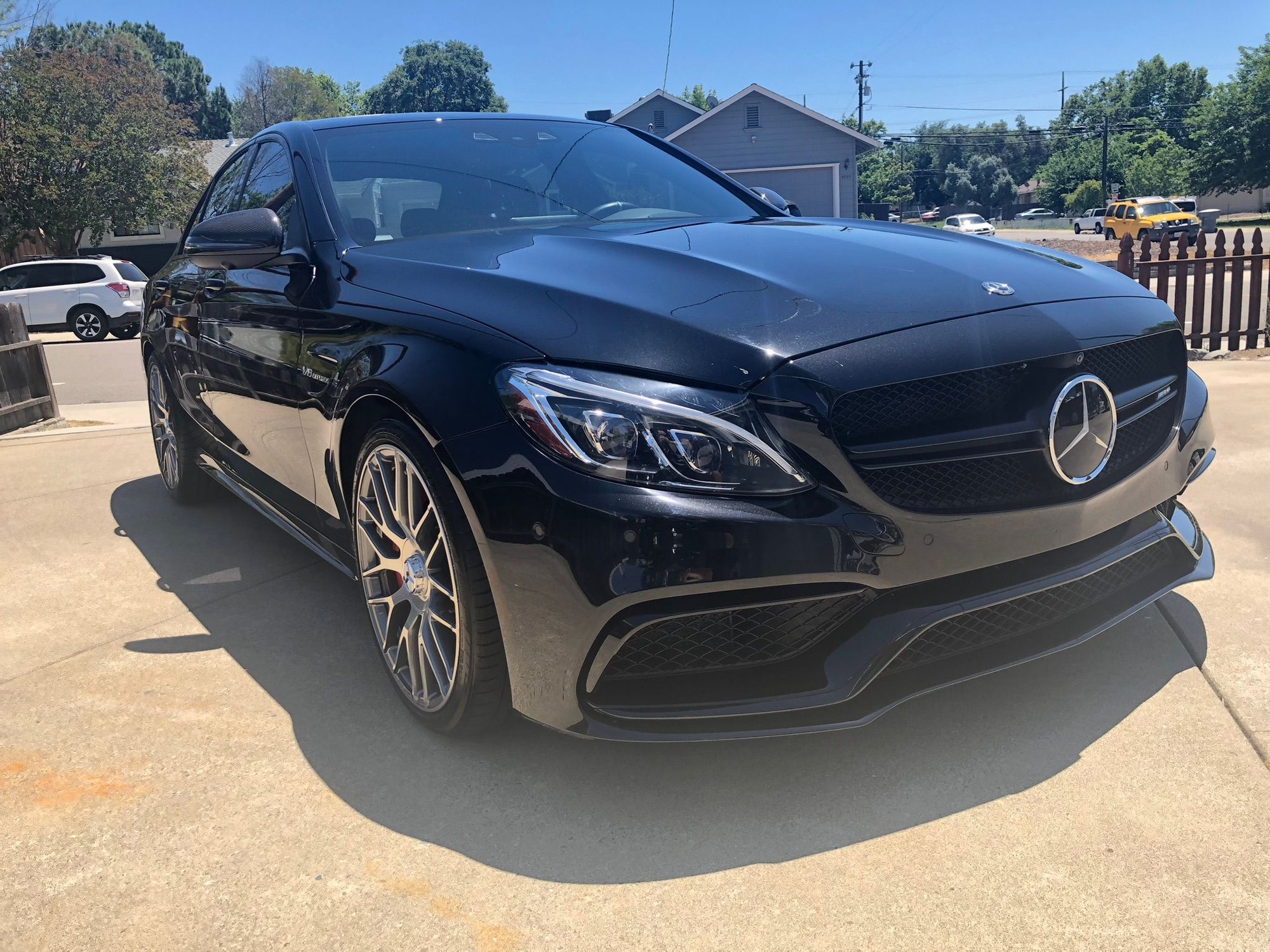 2017 Mercedes-Benz C63 AMG S - 2017 C63s AMG Sedan - Used - VIN 55SWF8HBXHU186557 - 22,000 Miles - 8 cyl - 2WD - Automatic - Sedan - Black - Rocklin, CA 95677, United States