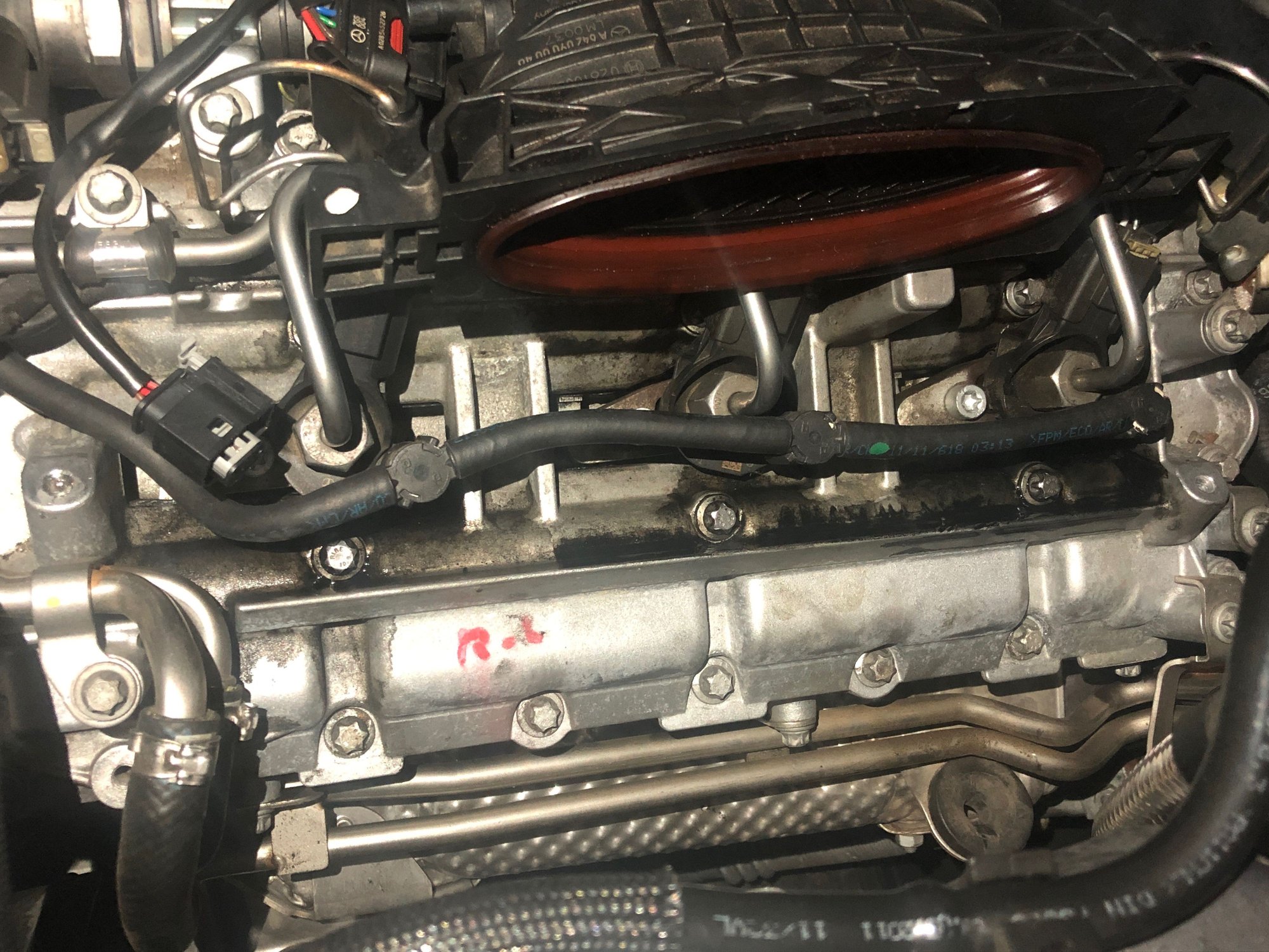 OM642 mystery oil leak near fuel injectors Forums