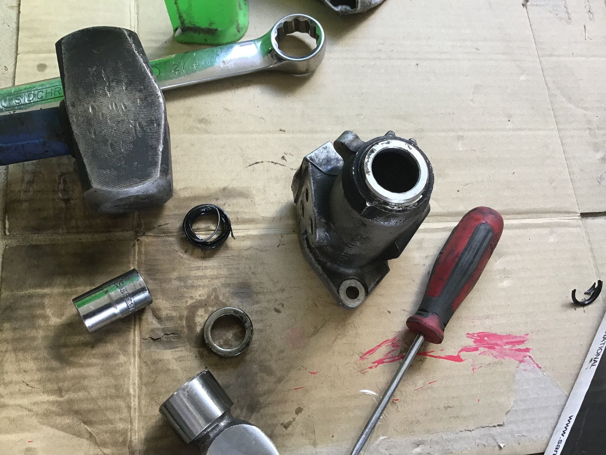 Seal and shaft-side bearing