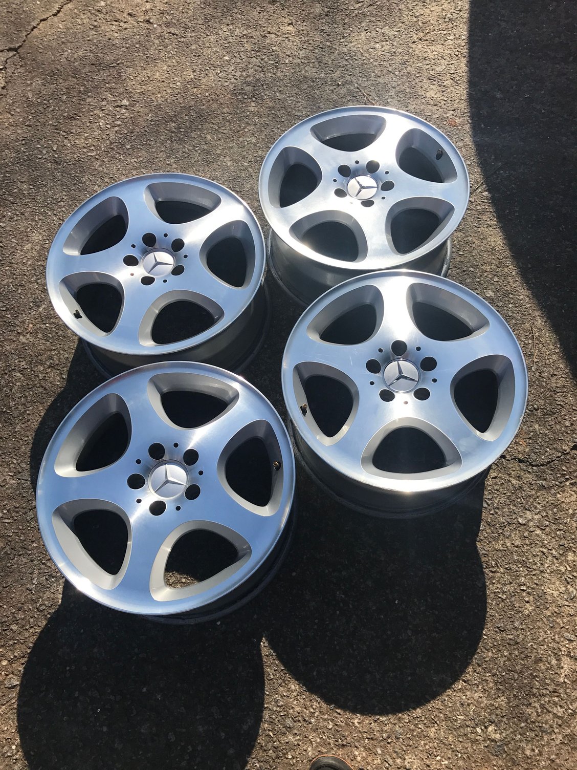 Wheels and Tires/Axles - FS W210 Sportline wheels 17x8 	 PN 2104011002 - Used - 1980 to 2003 Mercedes-Benz All Models - kennesaw, GA 30144, United States