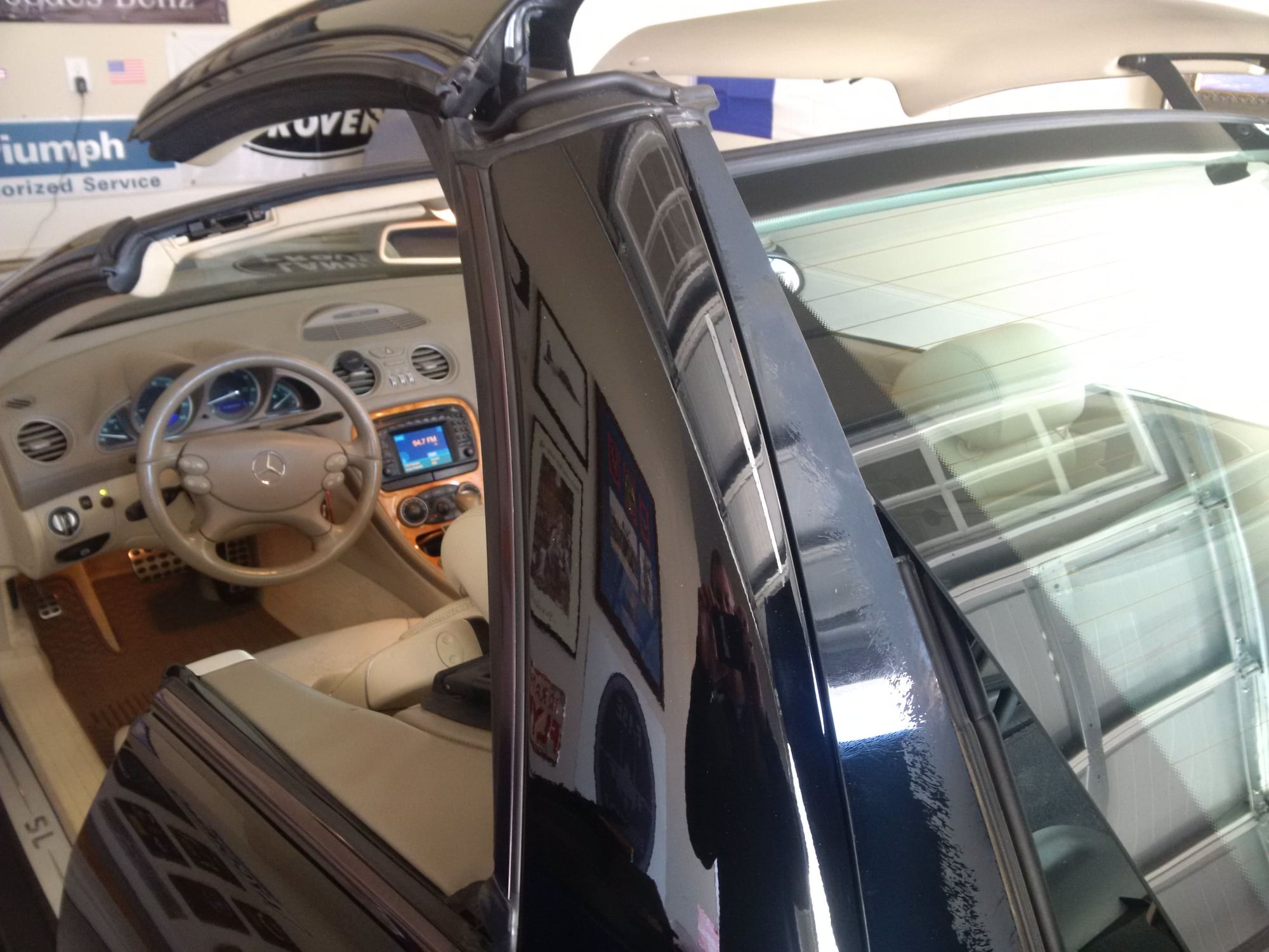 Details about   03-11 Mercedes R230 SL500 Rear Right Side Door Window Quarter Auto Glass OEM