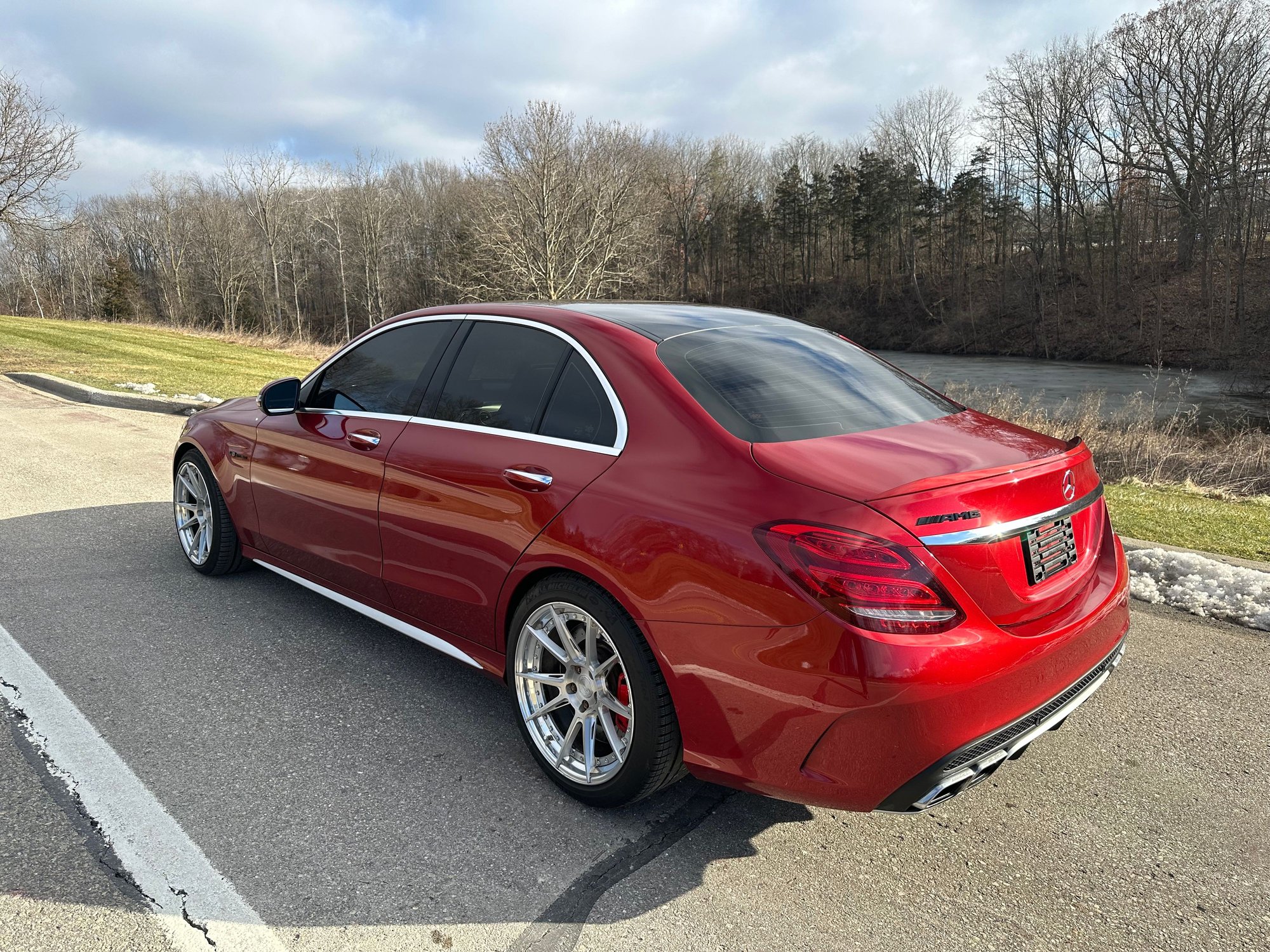 2017 Mercedes-Benz C63 AMG S - 2017 Mercedes Benz c63S AMG stage 2 PTG tuned rare color combo - Used - VIN 55SWF8HB0HU187460 - 33,000 Miles - 8 cyl - Red - Rochester Hills Michigan, MI 48307, United States