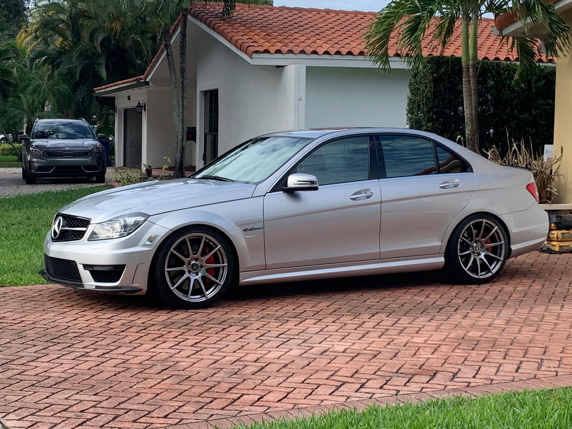 2013 Mercedes-Benz C63 AMG - FS: 2013 C63 AMG Sedan (P31) w/ extras - Used - VIN WDDGF7HB5DA859649 - 37,750 Miles - 8 cyl - 2WD - Automatic - Sedan - Silver - Miami Lakes, FL 33014, United States