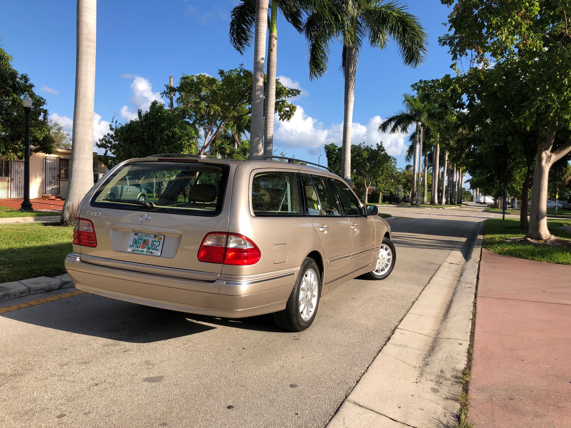 2001 Mercedes-Benz E320 - For sale: 2001 Mercedes E320 station wagon 47k miles - Used - VIN WDBJH65J81B257851 - 47,000 Miles - 6 cyl - 2WD - Automatic - Wagon - Beige - Miami Beach, FL 33141, United States