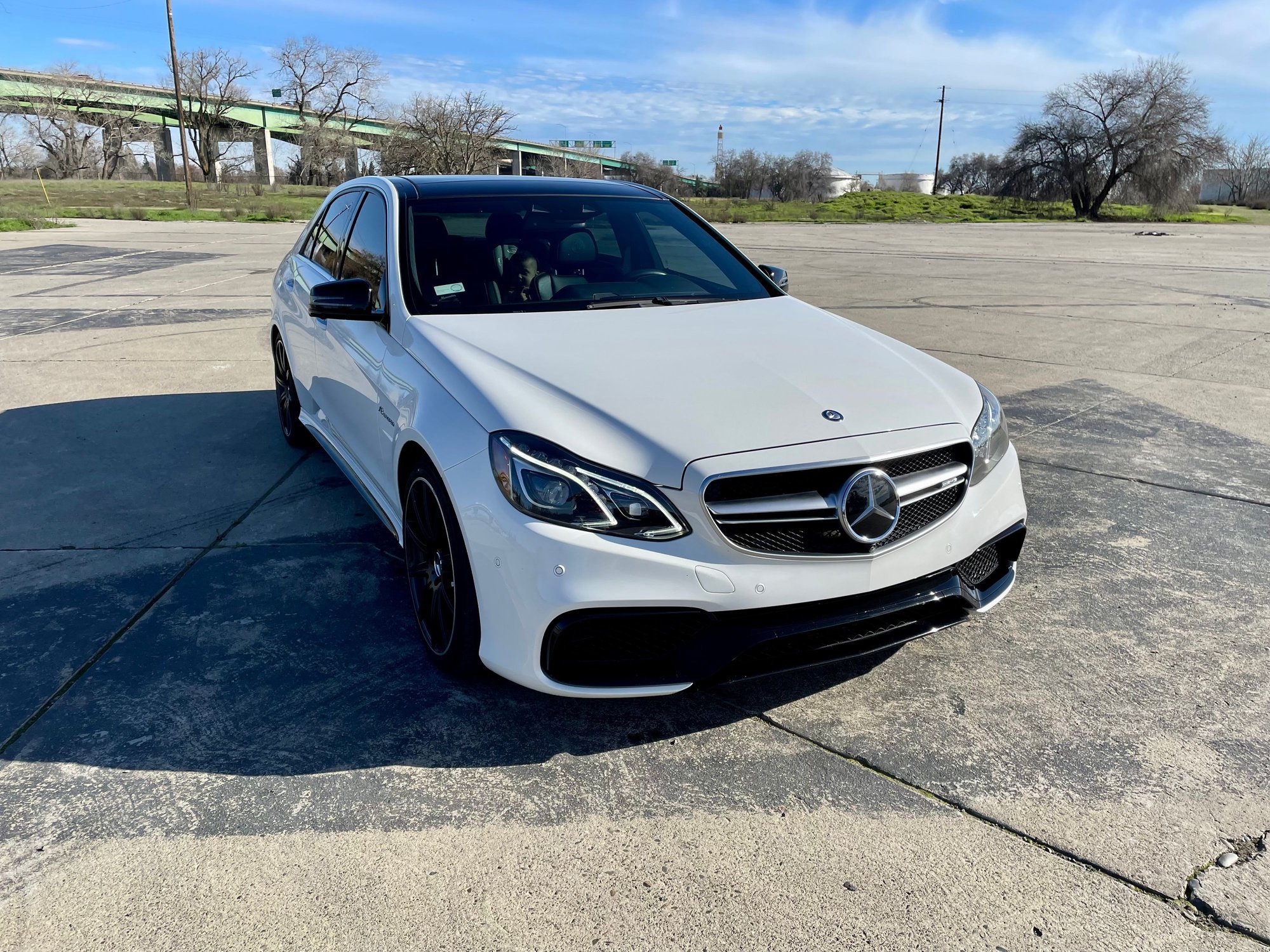 2014 Mercedes-Benz E63 AMG S - 2014 MB AMG E63 S - Used - VIN WDDHF7GB9EA981034 - 56,000 Miles - 8 cyl - AWD - Automatic - Sedan - White - West Sacramento, CA 95691, United States