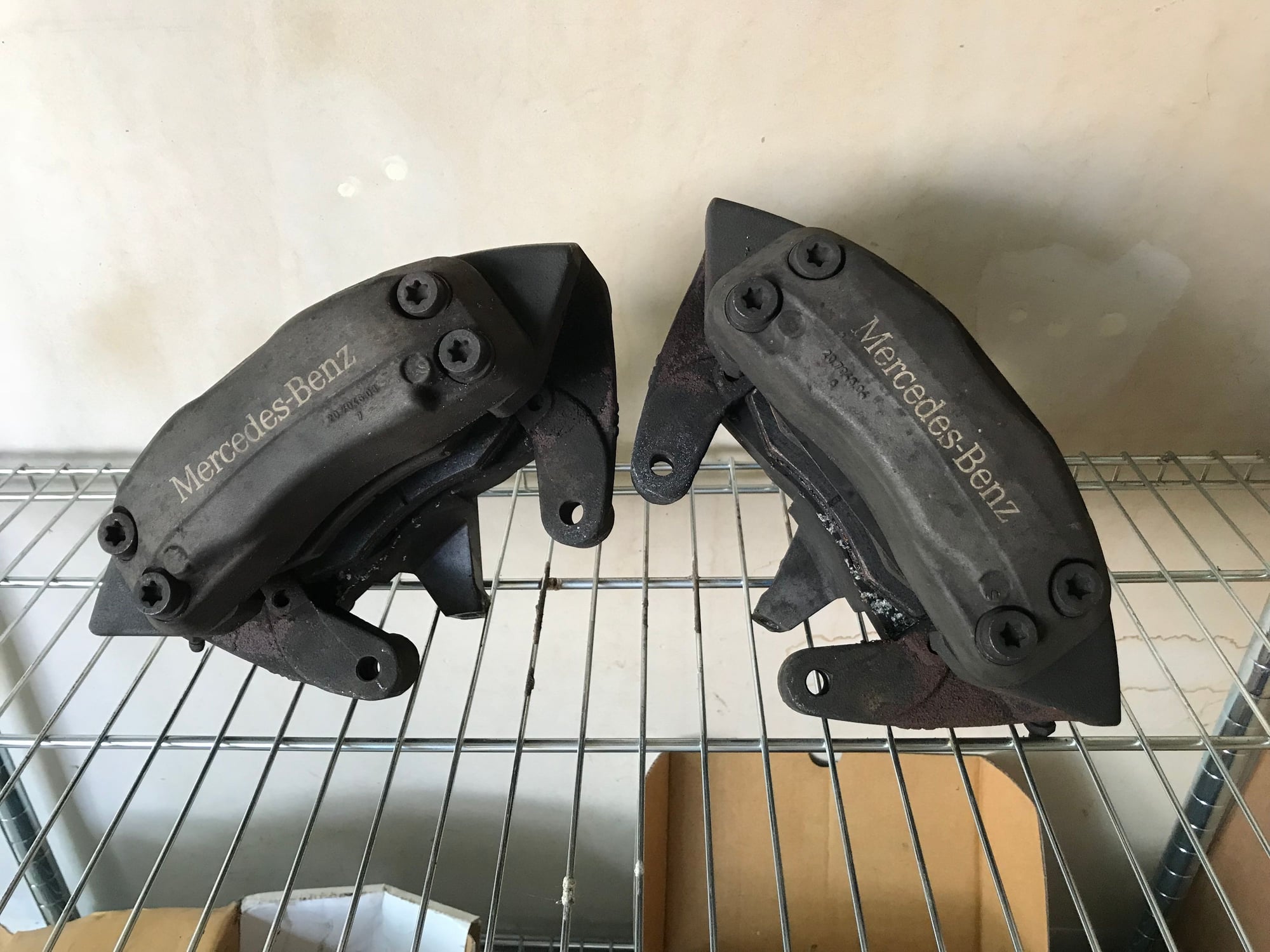 Brakes - W209 CLK500 CLK550 Sport Brembo Front L/R Calipers - Used - 2003 to 2009 Mercedes-Benz CLK500 - Lake In The Hills, IL 60156, United States