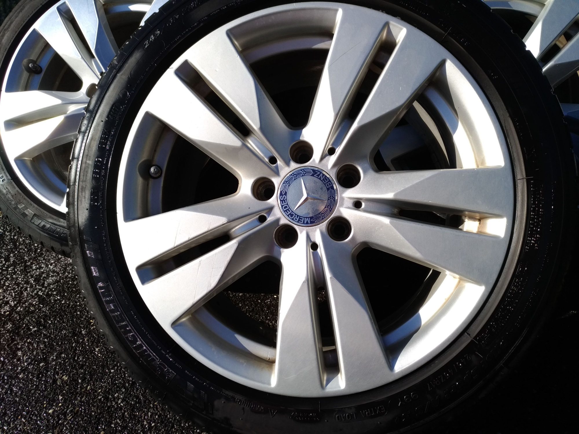 Wheels and Tires/Axles - 17x8 Set of OEM wheels with Michelin tires - Used - Brooklyn, NY 11209, United States