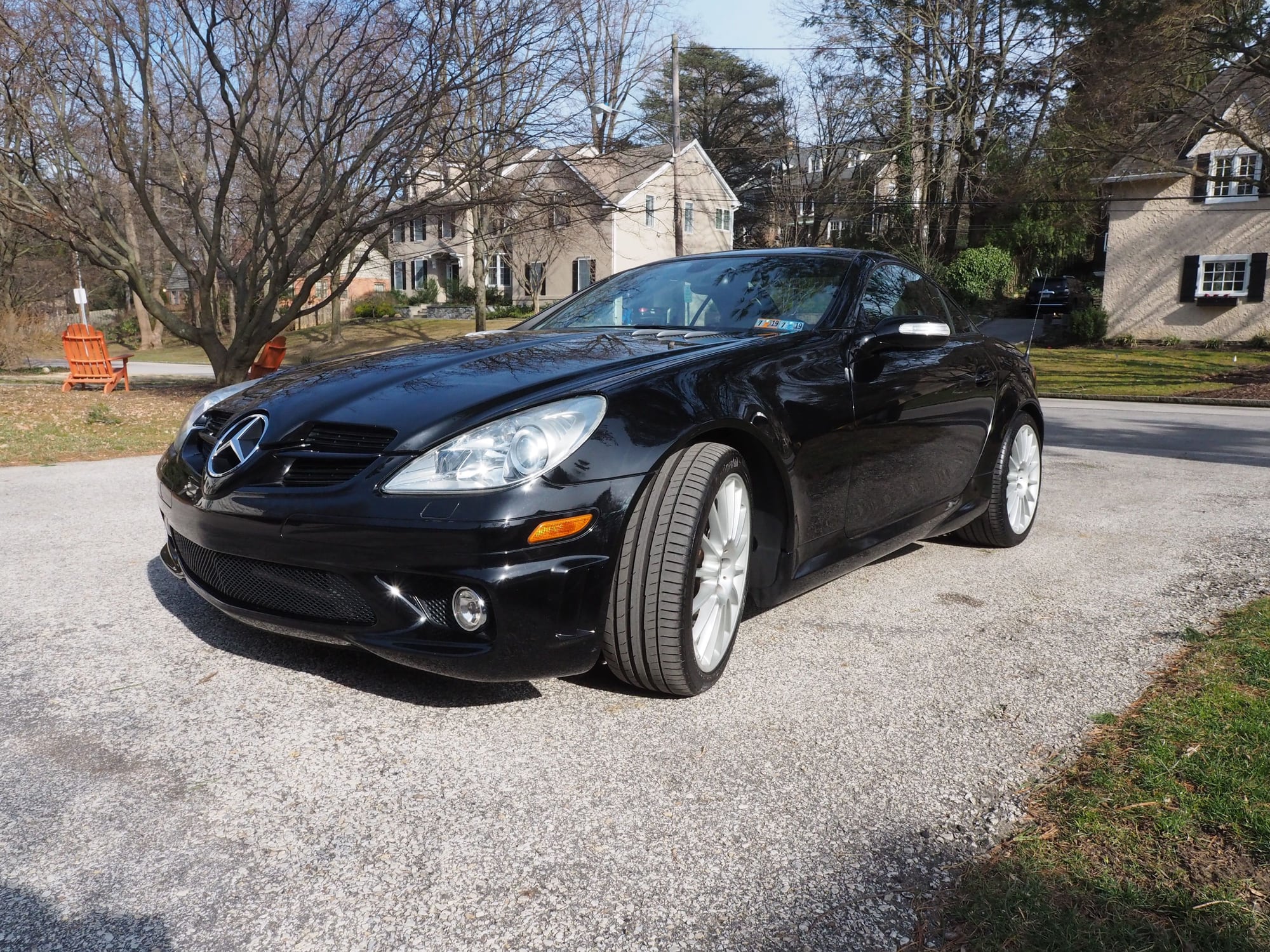 2008 Mercedes-Benz SLK55 AMG - Gorgeous SLK55 AMG, very low miles! - Used - VIN WDBWK73F48F176196 - 52 Miles - 8 cyl - 2WD - Automatic - Convertible - Black - Bryn Mawr, PA 19010, United States