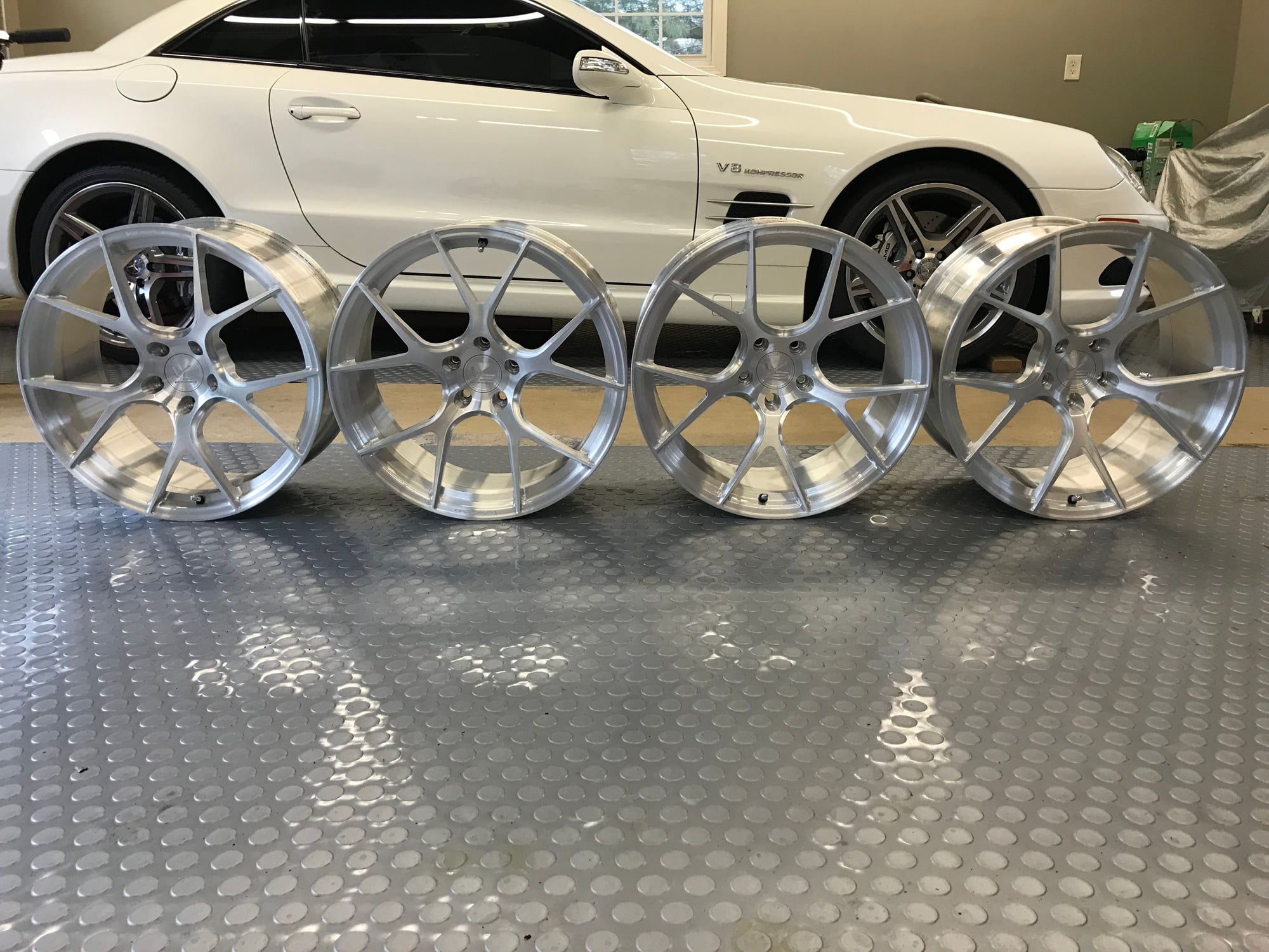 Wheels and Tires/Axles - Brand New VS Forged VS02 Wheels for R230 - Brushed Clear Finish - $1,950 - New - 2003 to 2008 Mercedes-Benz SL55 AMG - 2003 to 2008 Mercedes-Benz SL65 AMG - 2009 to 2012 Mercedes-Benz SL63 AMG - Fairfield, CT 06824, United States
