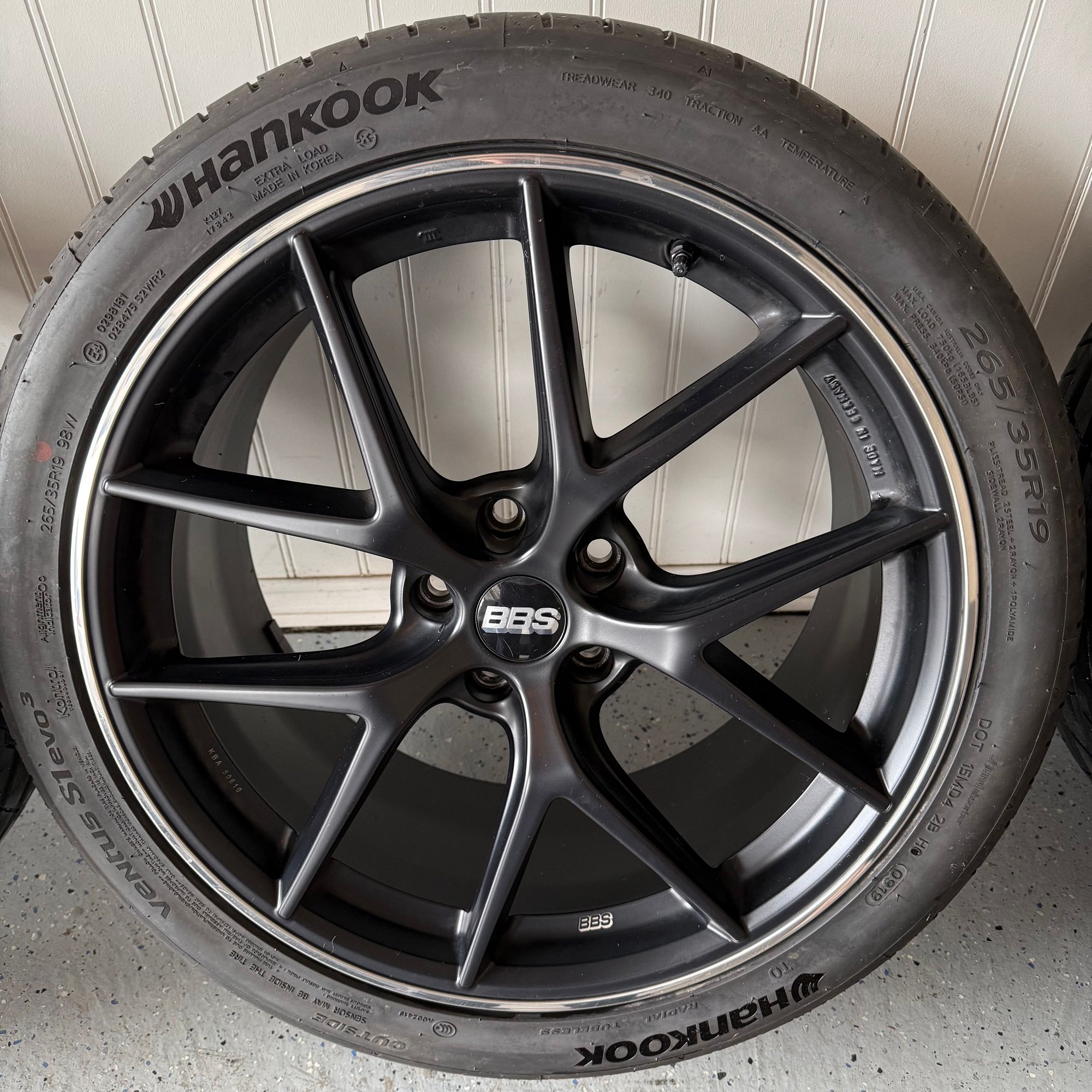 Wheels and Tires/Axles - BBS CI-R 19 inch staggered wheels tires taken off 2019 C63S matte black with polished - Used - 2015 to 2022 Mercedes-Benz C-Class - Aurora, CO 80016, United States