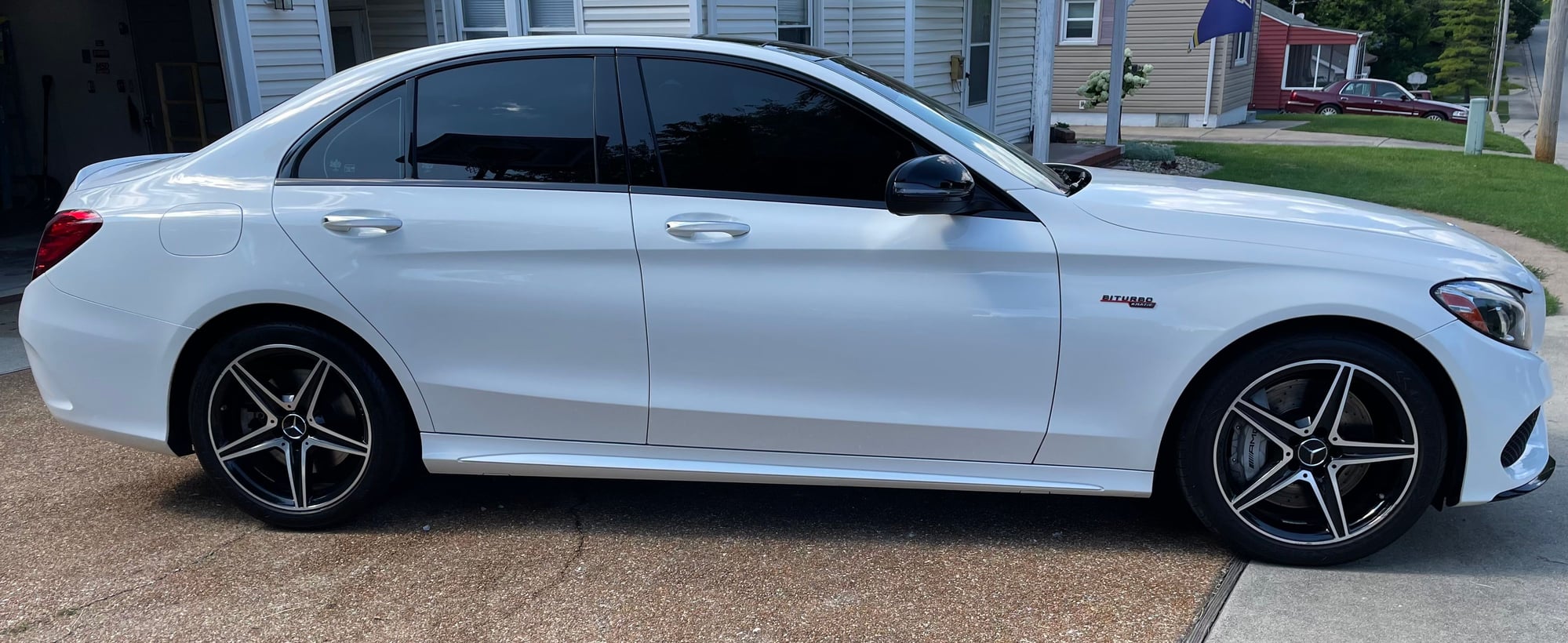 2017 Mercedes-Benz C43 AMG - 2017 C43 AMG - Used - VIN 55SWF6EB2HU215073 - 47,000 Miles - 6 cyl - AWD - Automatic - Sedan - White - Collinsville, IL 62234, United States