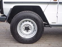 17.5” Steel wheels for w461