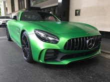 Sick Mercedes-AMG GT R from Qatar spotted in London.
