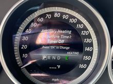 After proper coding of the central gateway, the parking heater menu shows up in instrument cluster 