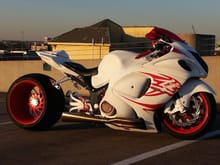 hayabusa with 360 side sided swing arm