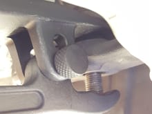 using a ball joint separator and a hammer of your choice hammer the separator onto the ball joint after the nut has been removed (21mm socket).