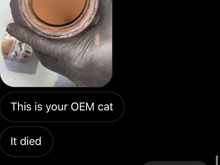 Guys this is what happens when you try to run e85 w stock fuel system😂 I ended up killing my cat please be responsible w your cars I got downpipes I’m good but stage 1 users don’t do e85 without downpipes lol 