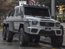 Qatar supercars are starting to arrive early! This Mansory Gronos G63 6x6 was spotted in Geneva, Switzerland.