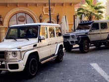 1 of 1 Mansory Gronos G63 6x6 spotted in Doha, Qatar.