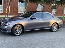 Luxury model with rims, non run flat tires and 50% ceramic coating tint 