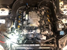 C550 4-Matic without engine covers/air filter/TB.