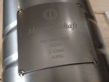 GTHaus Meisterschaft slip-ons for w204 C63. Brand label.