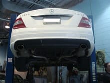 2012 Benz C300 4Matic Resonator Deleted -after