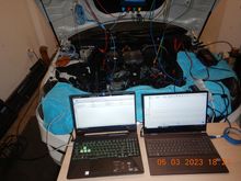 Left laptop is Xentry-Ninja , right is Pico. Its really nice to separate both of these software on different laptop