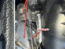 Right side of engine
