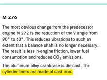 Non-turbocharged M276