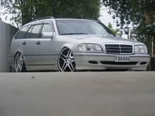 My old C200 Wagon on 20inch Dub wheels