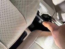 Here’s the second screw which was exposed by both the removal of the seat bottom and the removal of that inner seat trim piece.  