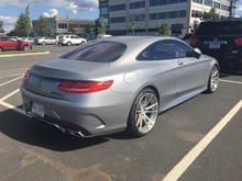 Michael Gruntz Jr. spotted this Matte Silver Mercedes-Benz S63 AMG Coupe on ADV.1 rims in Northern Virginia. It looks pretty cool.