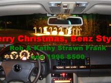 BenzChristmasCard showing some front trim extras