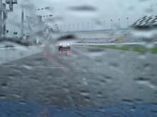 In the wet at Daytona