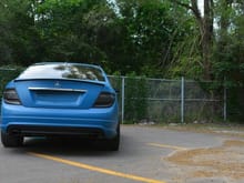 Satin Blue c350 Sedan